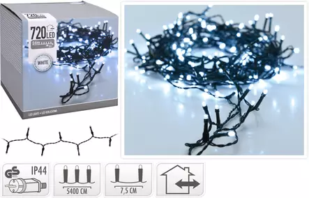 Valosarja led 720 kylmä valkoinen IP44 - Jouluvalot - 8719202259032 - 1