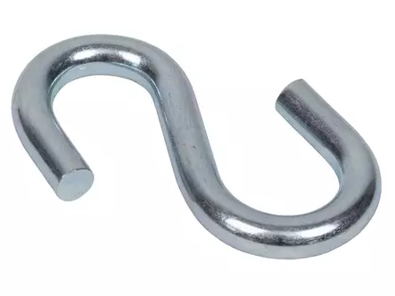 S-koukku 530 4mm sinkitty - Koukut ja naulakot - 6414672011020 - 1