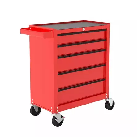 Työkaluvaunu 5 laatikkoa - Työpöydät, vaunut ja aputasot - 6438168119410 - 1