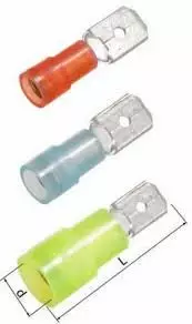 Abiko A4607H Erist. Laatta uros 50kpl - Liittimet ja liitinlajitelmat - 7393487031630 - 1