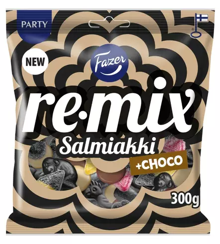 Fazer remix salmiakki+choco 300g - Karkit - 6416453051140 - 1