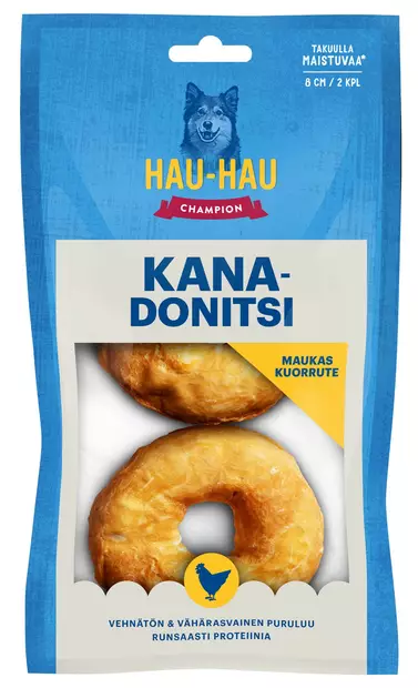 Hau-Hau Champion Kanadonitsi 8cm 2kpl 100g - Koiran luut - 6430069588760 - 2