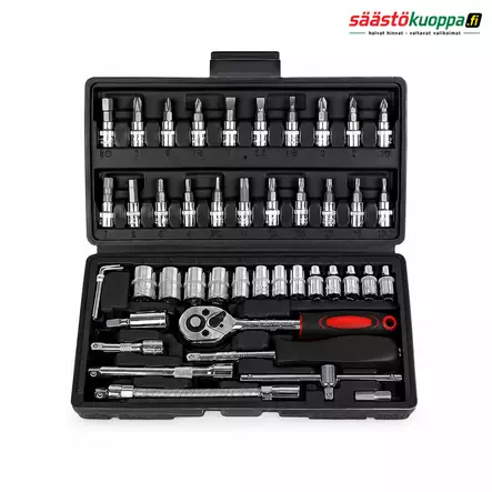 Hylsyavainsarja 1/4" 46-osainen - Työkalusarjat - 6438168119380 - 1