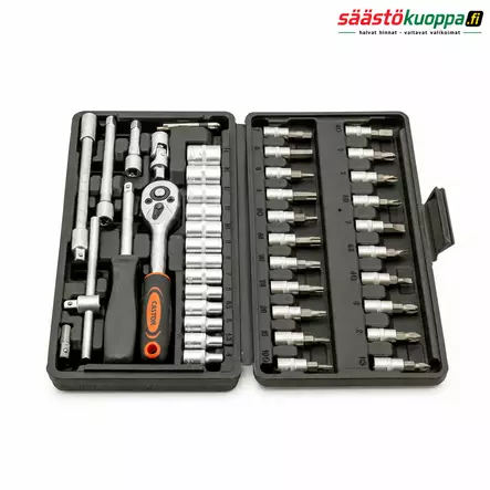 Hylsyavainsarja 1/4" 46-osainen - Työkalusarjat - 6438168119380 - 2