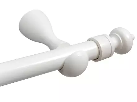 ISoäidintanko 28/140 puu/valk - Verhotangot ja verhotarvikkeet - 6417012151400 - 1