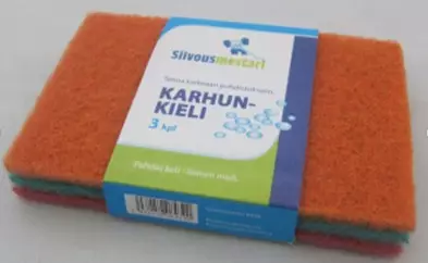 Karhunkieli 3kpl/pkt - Hankaussienet ja teräsvillat - 6438159084390 - 1