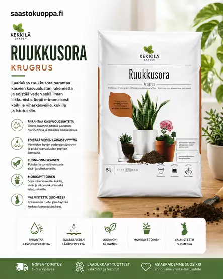 Kekkilä Ruukkusora 5L - Mullat ja turpeet - 643300015950 - 1
