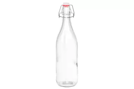 Marjukka Lasipullo patenttikorkilla 1 L - Lasipullot ja -purkit - 6410416317410 - 2