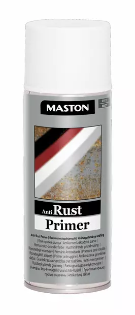 Maston Anti Rust-primer valkoinen 400ml - Spraymaalit - 4104040009910 - 2