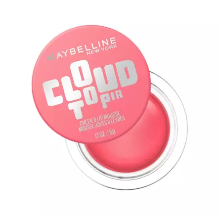 Maybelline New York Cloudtopia 16H Huuli- ja Poskimousse 7 Moonlit Rose 5g - Huulimeikit - 3600531717230 - 1