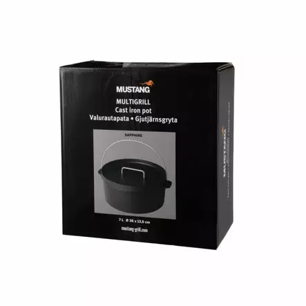Mustang Multigrill valurautapata 7 L - Grillaus- ja savustustarvikkeet - 6410413254350 - 2