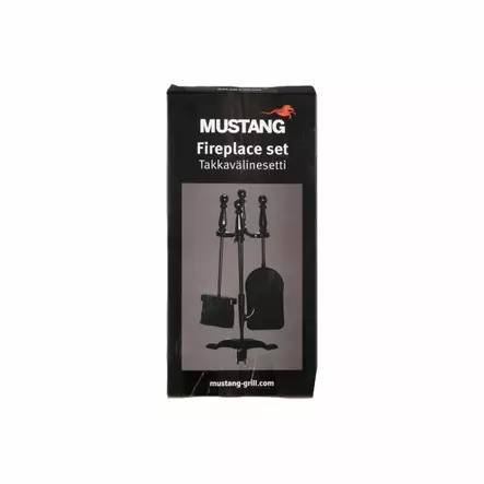 Mustang takkavälinesetti 3-os. - Takka ja nuohoustarvikeet - 6410416508030 - 1