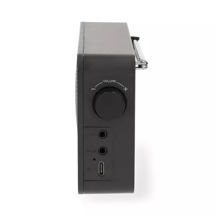 Nedis FM-radio digitaalinen akku/Usb - Radiot ja radiopuhelimet - 5412810471430 - 2