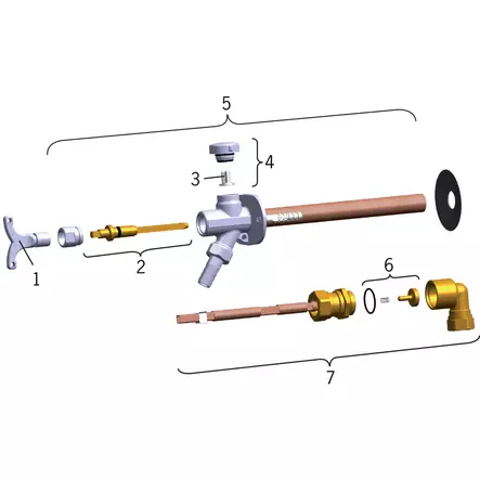 Oras 431015 -vesipostiventtiili DN15 - Muut putkitarvikkeet - 6414150023910 - 2