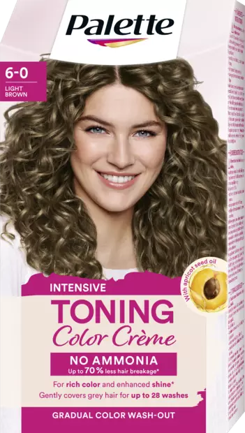 Palette kevytväri 6-0 Light Brown - Hiusvärit - 7332531119900 - 1