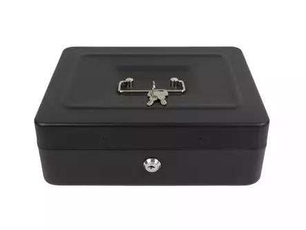 Pisla kassalipas 90x250x180mm matta musta - Muut pienrautatarvikkeet - 6414676011750 - 1