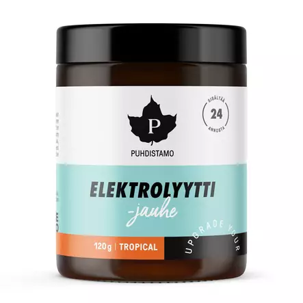 Puhdistamo Elektrolyyttijauhe Tropical 120g - Urheiluravinteet ja -valmisteet - 6430039225350 - 1