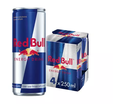 Red Bull energiajuoma 0,25l 4-pack - Energiajuomat - 9002490100490 - 1
