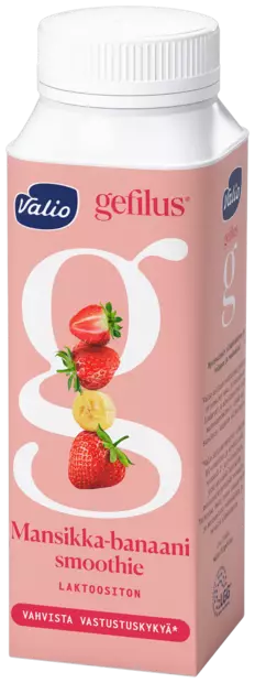 Valioi gefilus mansikka-banaani smoothie - Smoothiet - 6408430028290 - 1
