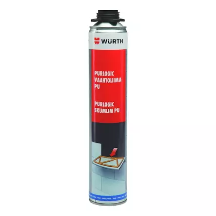 Würth purlogic vaahtoliima PU 800ml - Liimamassat ja asennusliimat - 4058794528480 - 1