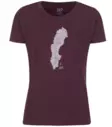 2117 of Sweden t-paita Dk-Plum S - Naisten paidat ja puserot - 7312591412180 - 2