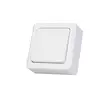 Kytkin Harju 5 kruunu valkoinen 75 x 85 mm IP21 - Sähköasennuskytkimet - 6438140971050 - 1
