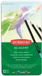 Derwent pastellikynät peltirasiassa 12kpl - Puuvärikynät ja liidut - 5028252628310 - 1