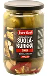 Euro-East suolakurkku, chili 660 g/380g - Elintarvikkeet - 6430044382130 - 1