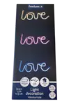 Finnlumor Led-valo teksti love valkoinen - Jouluvalot - 6410416480800 - 1