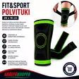 Fit&sport polvituki, 28*16cm - Sisäliikunta ja kehonhuolto - 6438506015800 - 1