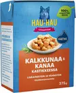 Hau-Hau Champion Kalkkunaa ja kanaa kastikkeessa 375g - Koiran märkäruoat - 6430062465860 - 1