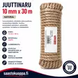Juuttinaru 10mm/30m - Narut ja köydet - 6438159247160 - 1