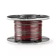 Kaiutinkaapeli 2 x 1.50 mm² 100 m pyöreä PVC musta / punainen - Asennuskaapelit ja sähköjohdot - 5412810312030 - 2