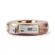 Kaiutinkaapeli 2x1.50 mm² CCA 100m pyöreä PVC läpikuultava - Asennuskaapelit ja sähköjohdot - 5412810312580 - 2