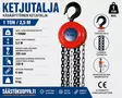 Ketjutalja 1T * 2.5 m - Ketjut ja vanttikiristimet - 6430032159690 - 2