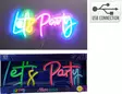 Let's Party neon-kyltti - Pöytä- ja sisustusvalaisimet - 8721037731560 - 2