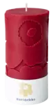 Marimekko unikko pöytäkynttilä 6,5x14cm - Pöytäkynttilät - 6411635009780 - 1