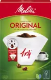 Melitta 1x4/80 valkoinen suodatinpaperi - Suodatintarvikkeet - 4006508200450 - 1