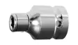 Muunnoskappale 1/2"-1/4" Bits - 1/2 Hylsyt - 6418868144660 - 1