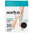 Norlyn support tukipolvisukat 20den black 36-41 - Naisten sukat ja sukkahousut - 7028413006450 - 1