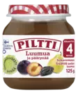 Piltti Luumu ja päärynä hedelmäsose 4kk - Lasten ruoka ja juoma - 8445290577290 - 1