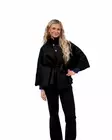 Poncho Zink Ada musta S/M - Naisten ulkoiluvaatteet - 7312591635350 - 1