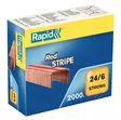 Rapid Niitti Red Stripe 24/6 2M - Niitit - 7313467002450 - 1