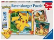 Ravensburger Palapeli Pikachu 3x49 - Palapelit ja pulmapelit - 4005555040620 - 1