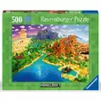 Ravensburger Palapeli Wold Minecraft 500 palaa - Palapelit ja pulmapelit - 4005555015680 - 1