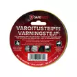 Safemate varoitusteippi 50mmx30m kelta-musta - Teipit - 6418536024300 - 2