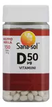 Sana-Sol D-vitamiini 50 µg 150 tabl. - Vitamiinit ja mineraalit - 5702071381280 - 1