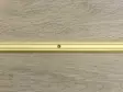 Saumalista alumiini / kulta / ruuvit 25 x 3,5 mm / 180 cm - Saumalistat - 6414675111840 - 2