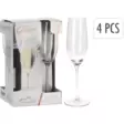 Shampanjalasi 4kpl/pkt - Juomalasit - 8720573089920 - 1