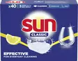 Sun Konetiskitabletti Classic Lemon 40ta - Astianpesuaineet - 8712561826280 - 3